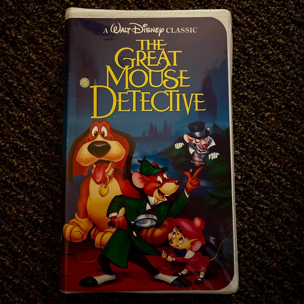 Vintage VHS Tape The Great Mouse Detective